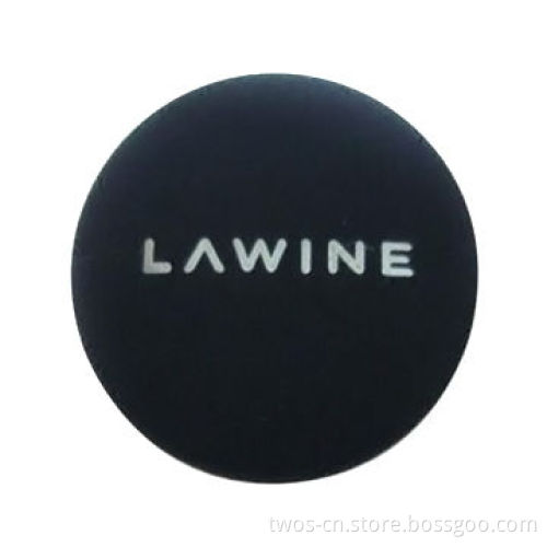 Rubber Coating Metal Snap Button, Nickel-free, Measures 15mm